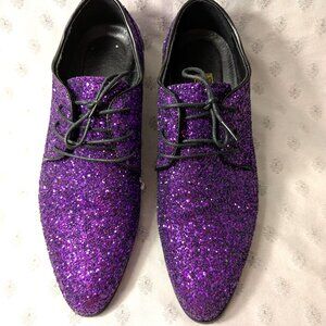 New! Size 8 (men) / 10 (women) Unisex Sparkly Purple Shoes